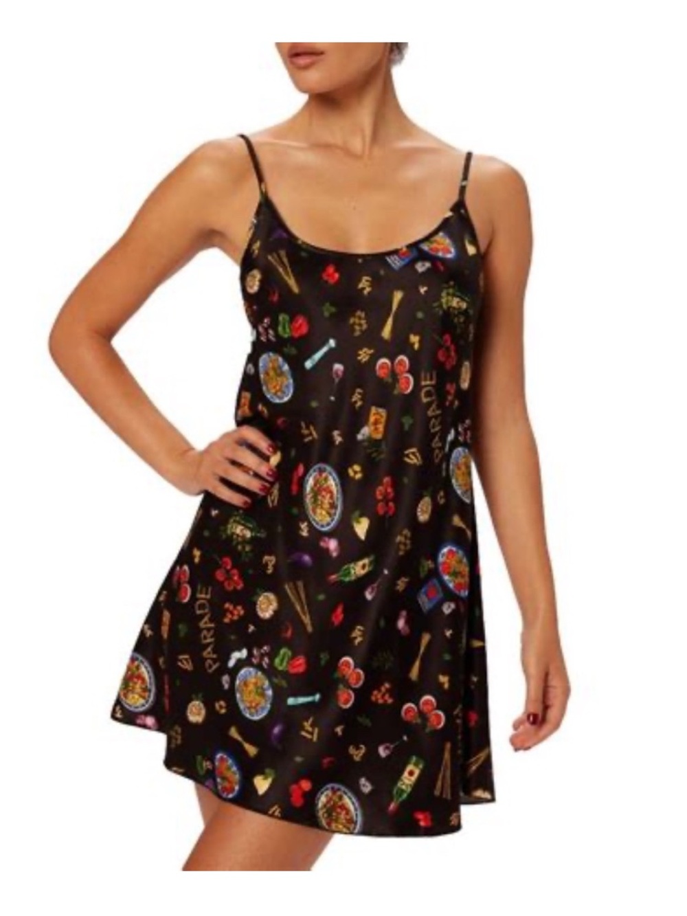 Parade Luxe Sleep Dress in the "Dinner Party"